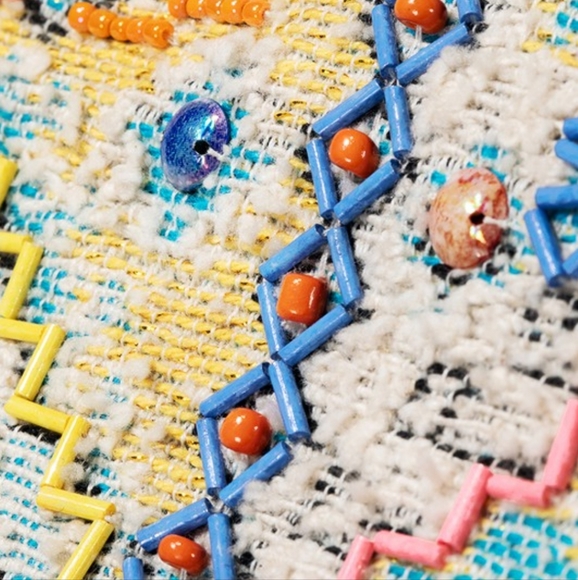 Last 1! New Boho Embroidered Jacquard Backpack - Picture 7 of 11